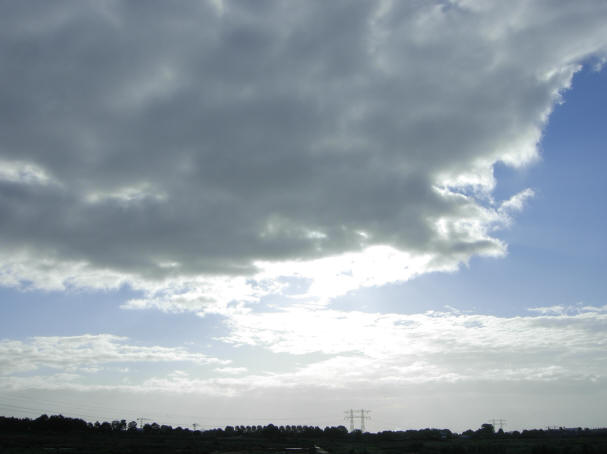 imponerende wolken...