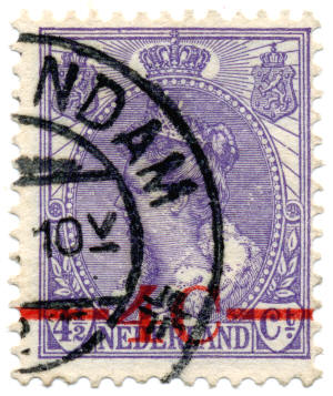 postzegel van vier cent