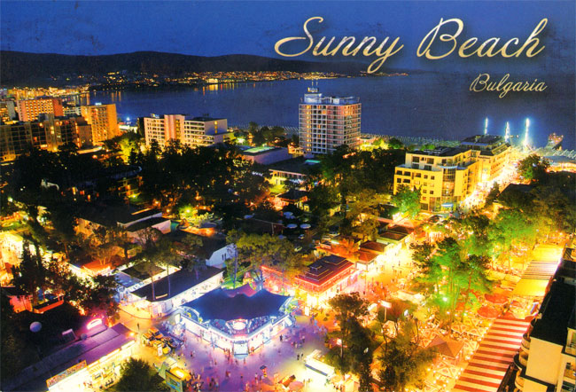 sunny beach in bulgarije