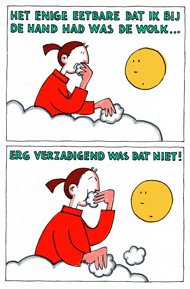 het enige was de wolk...