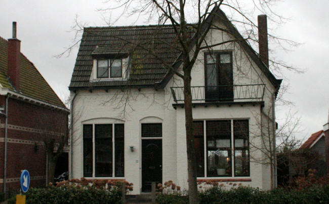 een wit huisje...