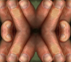 een vingercollage…