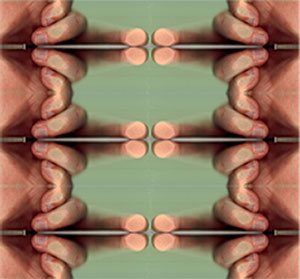 vingercollage nummer zes.