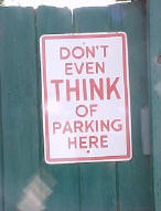 duidelijk geen officieel bord...