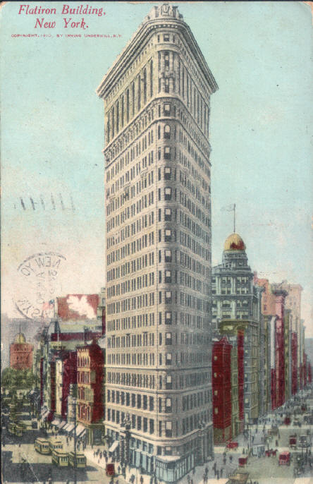 het strijkijzergebouw in new york
