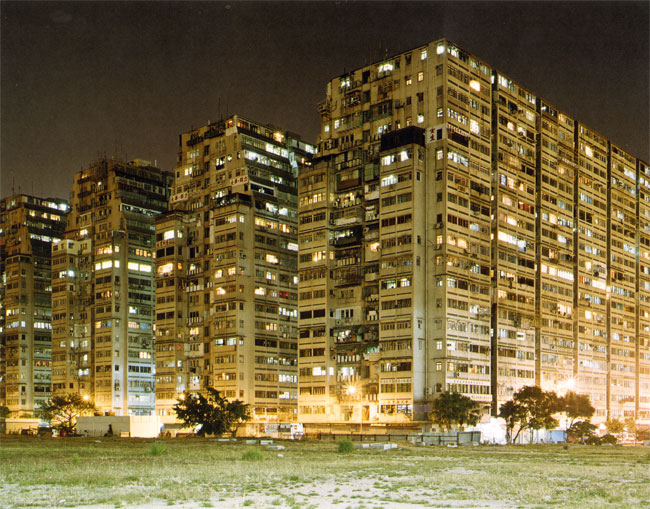 stad bij nacht