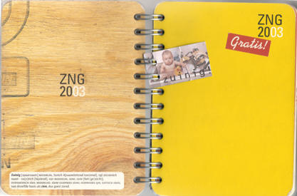agenda voorkant en achterkant