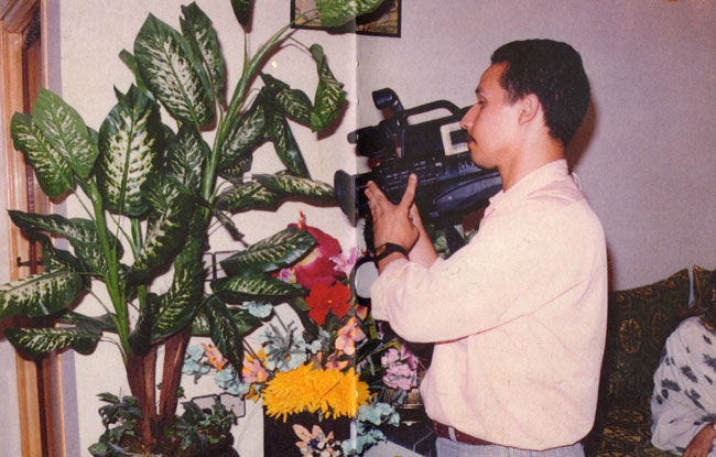 cameraman in actie