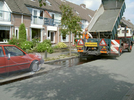 die ene auto was even lastig...