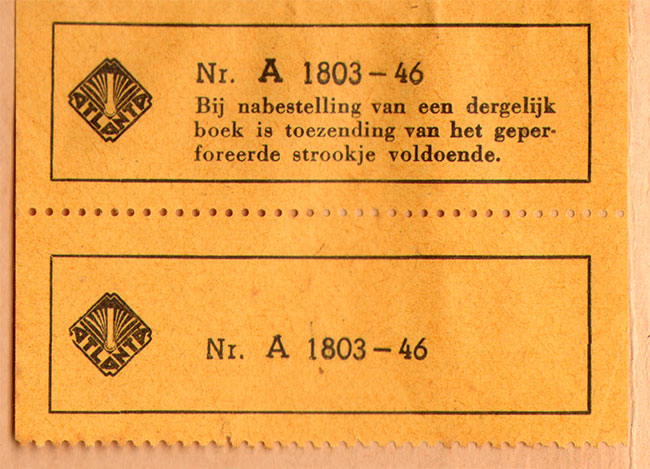 bij nazending van een dergelijk boek...