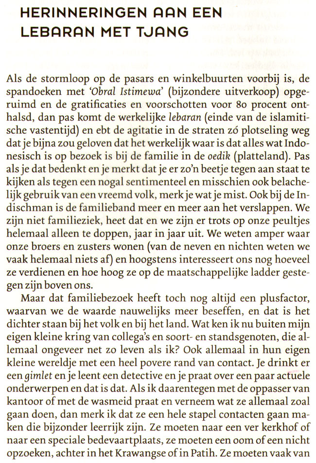 herinneringen aan een lebaran met tjang...