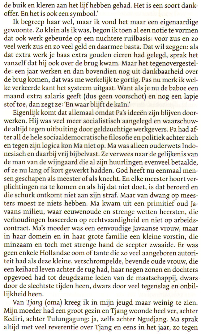 van tjang kreeg ik in mijn jeugd maar weinig te zien...