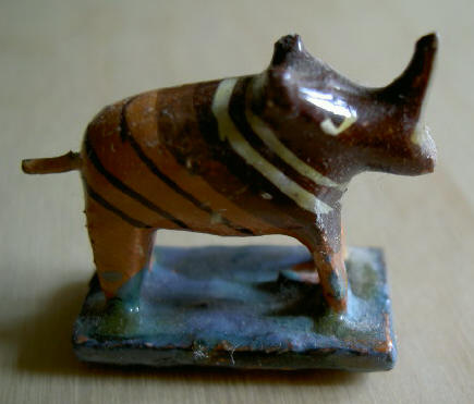 een neushoorn...