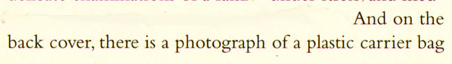 on the back cover...