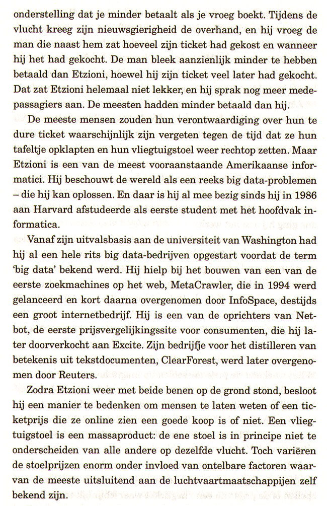 de wereld als een reeks big data-problemen...