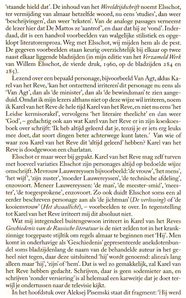 weg met elsschot, wij mijden hem als de pest...