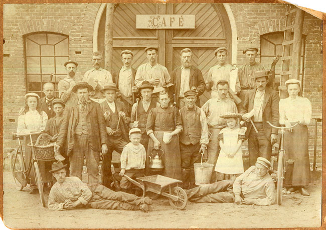 een café rond 1900
