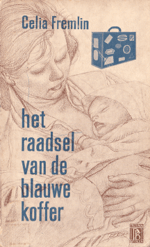 let op de perfecte belettering en het blauwe koffertje
