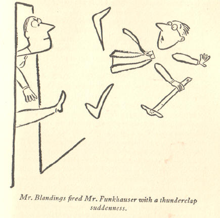 meneer blandings ontsloeg meneer funkhauser bij bliksemslag