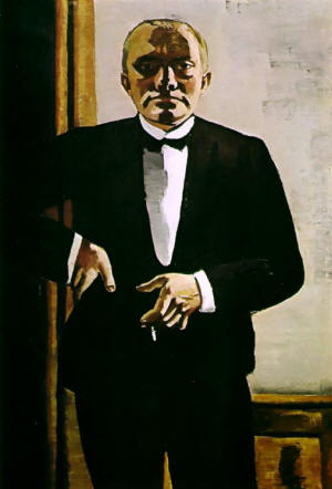 max beckmann zelfportret in tuxedo