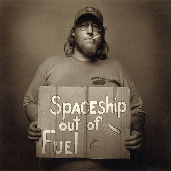 spaceship out of fuel...