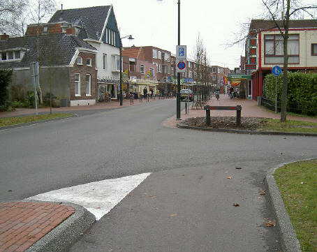 fietspad vanuit het zuiden