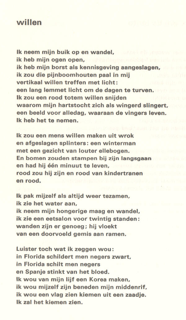 ik neem mijn buik op en wandel...