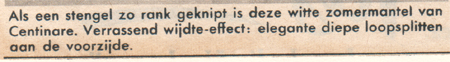 als een stengel zo rank...