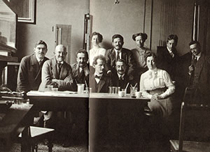 groepsfoto met einstein