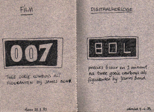 twee goeie cowboys als figurant bij james bond - precies 6 uur en 1 minuut na twee goeie cowboys als figuranten bij james bond