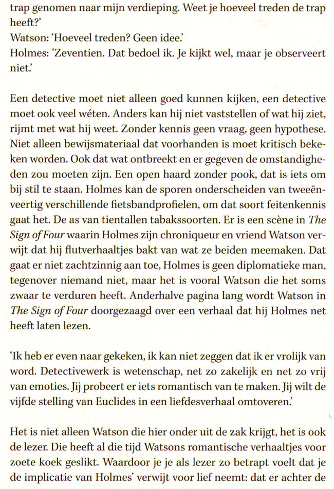 je kijkt wel, maar je observeert niet...