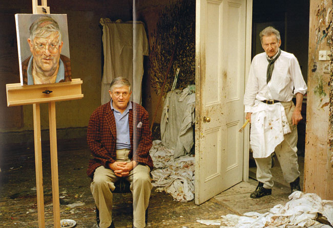 in het atelier