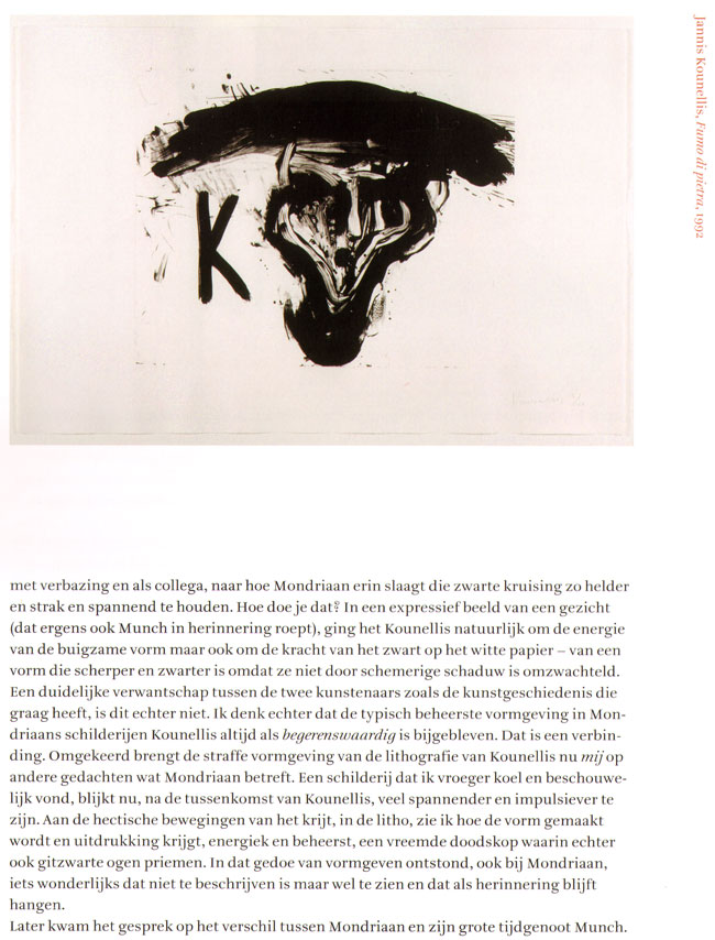 en over kounellis...