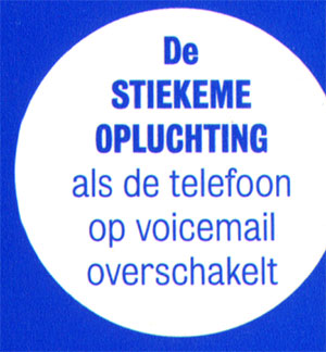 stiekeme opluchting...