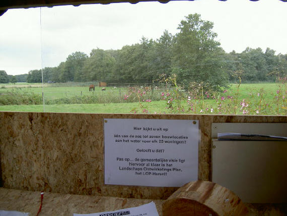 een van de potentiële bouwlokaties...