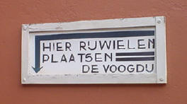 en inderdaad... daar stonden braaf de fietsen...