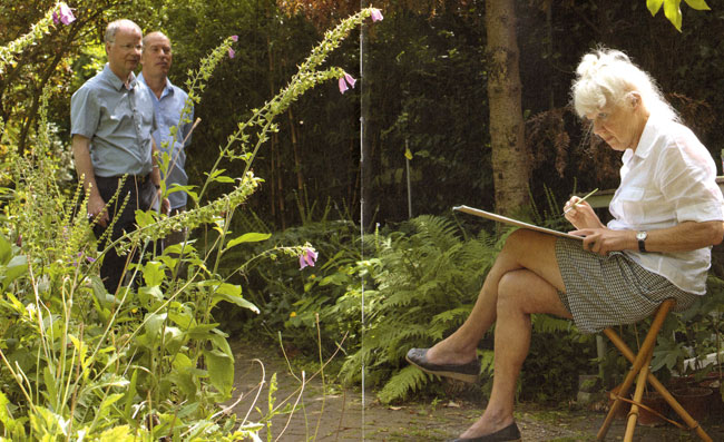 in de hortus...