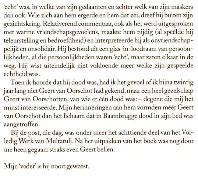 een heel gezelschap geert van oorschotten...