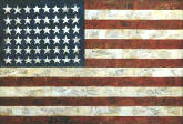 hij is ook wel eens wat wilder met de amerikaanse vlag omgesprongen...
