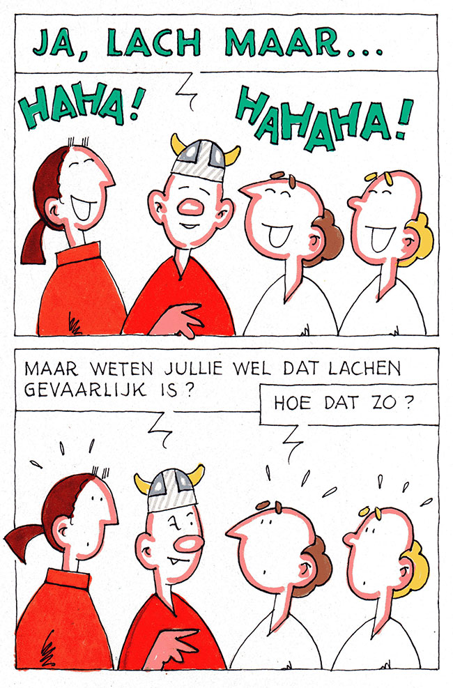 ja, lach maar...