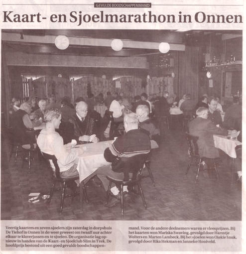 kaart- en sjoelmarathon