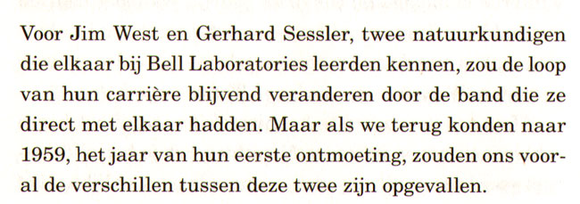 de eerste ontmoeting