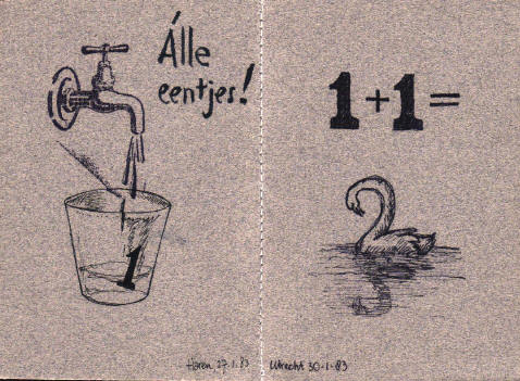 álle eentjes! - 1+1=....