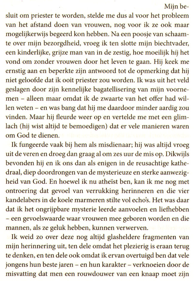 ...hoewel ik nu atheist ben...