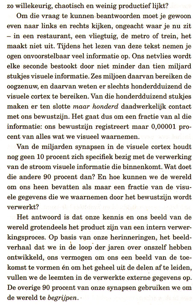om de wereld te begrijpen...