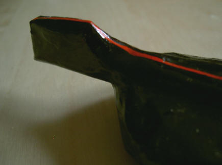 de kop van de mummy