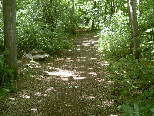 vanaf de helperzoom loop je zo het park in...