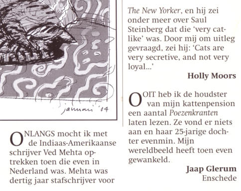 uit de brievenrubriek...