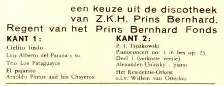 de keus van de prins
