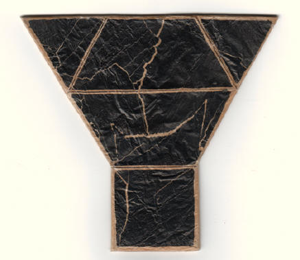 halve pyramide - bouwplaatje